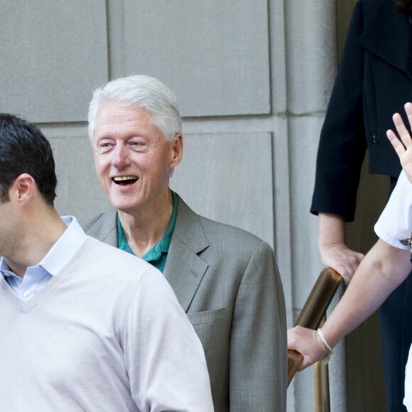 Chelsea Clinton et son mari Marc Mezvinsky, le 20 juin 2016 à New-York