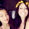Adixia et sa demi-soeur complices sur Snapchat, jeudi 28 juillet 2016
