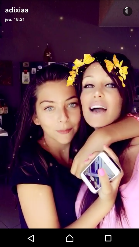 Adixia et sa demi-soeur sublimes, sur Snapchat, jeudi 28 juillet 2016