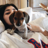 Kylie Jenner a un nouveau chien. Le chiot s'appelle Penny. Photo publiée sur Instagram, le 30 juillet 2016