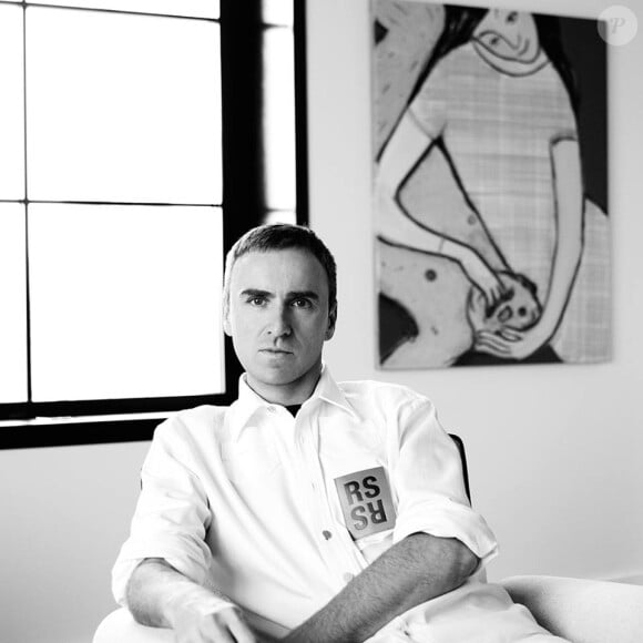 Le créateur belge Raf Simons devient le directeur artistique de Calvin Klein. Photo publiée le 2 août 2016.