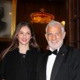 Jean-Paul Belmondo et sa petite-fille Annabelle à Paris le 18 Novembre 2013.