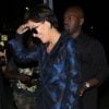 Kris Jenner et son compagnon Corey Gamble - La famille Kardashian sort dîner au club Nice Guy à West Hollywood le 31 juillet 2016