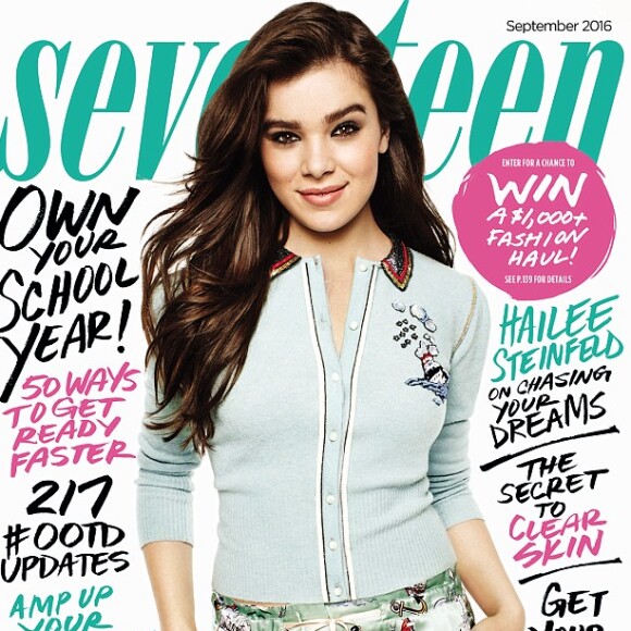 Hailiee Steinfeld s'est confiée au sujet de son amitié avec Taylor Swift dans le magazine Seventeen. En kiosques au mois d'août 2016