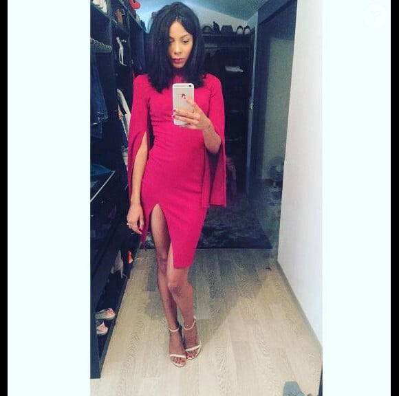 Nehuda des "Anges 8" en robe de soirée sur Instagram, juillet 2016