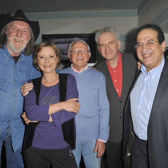 FRANCOIS CORBIER, DOROTHEE, LE DOCTEUR KLEIN, JACKY, JEAN LUC AZOULAY - CONCERT DE DOROTHEE A L' OLYMPIA 18 avril 2010
