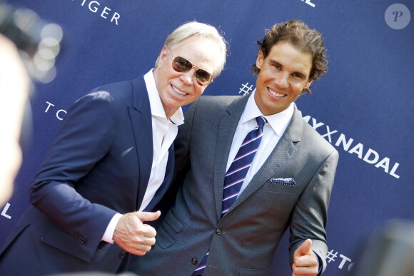 Tommy Hilfiger et Rafael Nadal - Lancement de la ligne de vêtements "Tommy x Nadal" à New York le 25 août 2015.