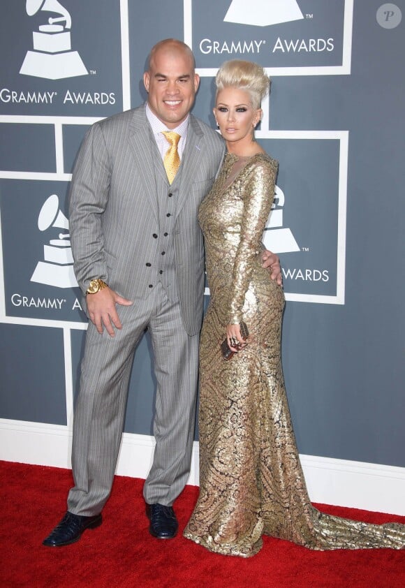 Tito Ortiz, Jenna Jameson à la 55eme ceremonie des Grammy Awards a Los Angeles le 10 Fevrier 2013.