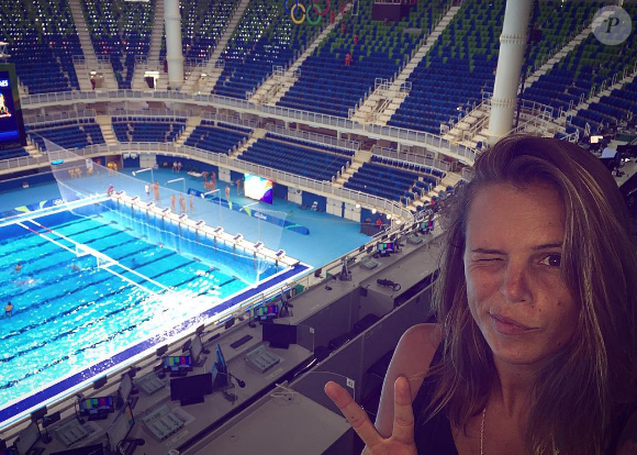 Laure Manaudou est arrivée à Rio pour commenter les épreuves de natation des Jeux Olympiques. Photo publiée sur Instagram, le 4 août 2016
