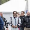 Le prince Carl Philip de Suède participe à une compétition de karting, la Racing Cup, au Lidköping Motor Stadium. Suède, le 6 août 2016.