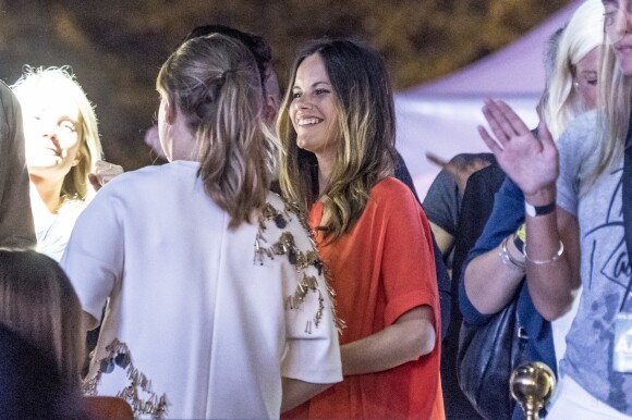La princesse Sofia et le prince Carl Philip de Suède assistaient le 5 août 2016 au concert d'Avicii à Malmö.