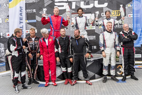 Le prince Carl Philip de Suède lors de la Racing Cup au Lidköping Motor Stadium en Suède le 7 août 2016.