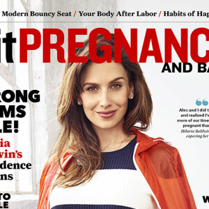 Couverture du numéro d'août 2016 du magazine Fit Pregnancy and Baby.
