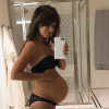 Hilaria Baldwin pose enceinte de son troisième enfant. (photo postée le 6 août 2016)