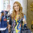 Céline Dion arrive dans les studios de la NBC pour les répétitions de l'émission de Jimmy Fallon à New York. Le 21 juillet 2016