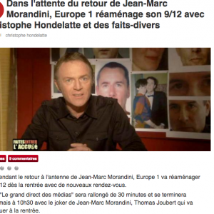 Quand Jean-Marc Morandini parle de l'affaire Morandini...