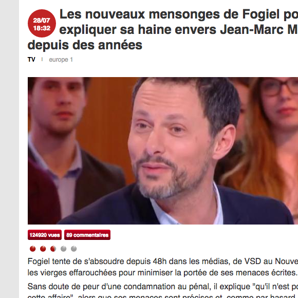 Quand Jean-Marc Morandini parle de l'affaire Morandini...