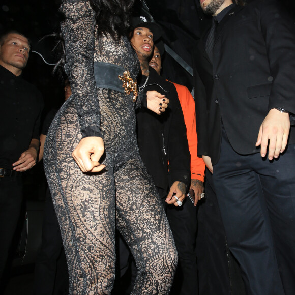 Kylie Jenner fête son anniversaire avec quelques jours d'avance au club Nice Guy de West Hollywood le 31 juillet 2016. Elle aura ses 19 ans le 10 août 2016. elle est accompagnée de son compagnon Tyga.