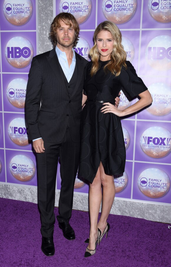 Eric Christian Olsen et Sarah Wright à Los Angeles, le 28 février 2015.