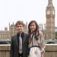 Daniel Radcliffe et Katie Leung à Londres en juin 2007.