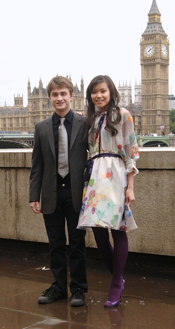 Daniel Radcliffe et Katie Leung à Londres en juin 2007.