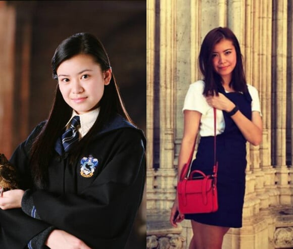 Katie Leung en 2005 dans La Coupe de Feu vs Katie Leung en 2016 sur Instagram