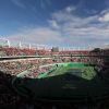Vue sur le court de tennis des Jeux olympiques de Rio (11 août 2016)