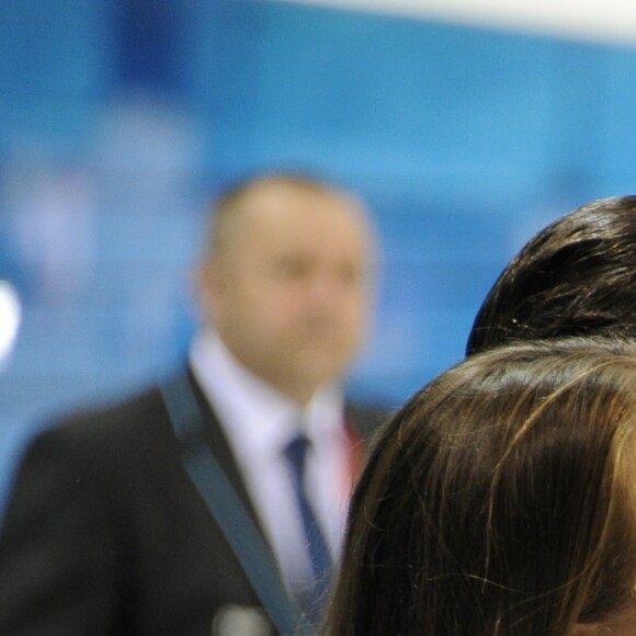 Florent Manaudou et sa soeur Laure Manaudou aux Jeux Olympiques de Londres, le 3 août 2012