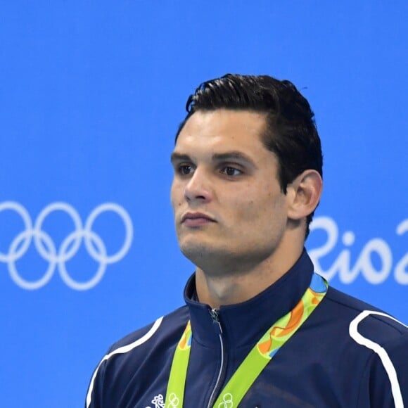 Florent Manaudou aux Jeux Olympiques de Rio, le 12 août 2016