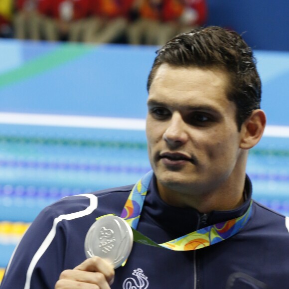 Florent Manaudou aux Jeux Olympiques de Rio, le 12 août 2016