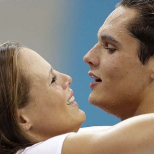 Laure manaudou et son frère Florent