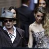 Johnny Depp et sa compagne Amber Heard - Célébrités au festival international du film de Toronto (TIFF) le 12 septembre 2015