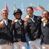 Roger-Yves Bost (qui montait Sydney Une Prince), Pénélope Leprevost (Flora de Mariposa), Kevin Staut (Rêveur de Hurtebise) et Philippe Rozier (Rahotep de Toscane) ont remporté le titre olympique du saut d'obstacles par équipe le 17 août 2016 aux Jeux olympiques de Rio de Janeiro. Une première depuis 1976 !