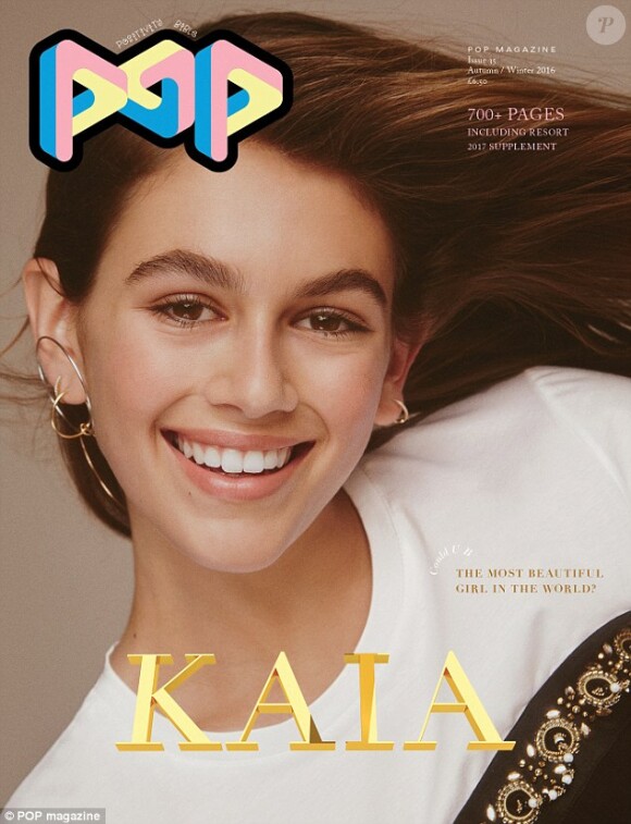 Kaia Gerber s'illustre sur l'une des trois couvertures de Pop magazine