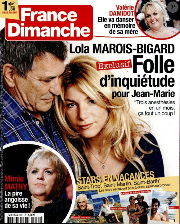 Magazine France Dimanche, en kiosques le 19 août 2016.
