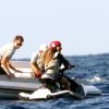 Exclusif - Beyoncé, son mari Jay Z et leur fille Blue Ivy en vacances sur l'île de Lipari, en Sicile. Le 12 août 2016.