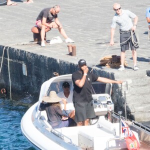 Exclusif - Beyoncé, son mari Jay Z et leur fille Blue Ivy en vacances sur l'île de Lipari, en Sicile. Le 12 août 2016.