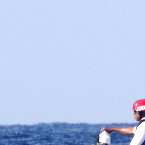 Exclusif - Beyoncé, son mari Jay Z et leur fille Blue Ivy en vacances sur l'île de Lipari, en Sicile. Le 12 août 2016.