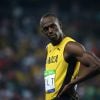 Usain Bolt se prépare pour la demi-finale du 200 mètres homme aux jeux olympiques de Rio 2016. Brésil, le 17 août 2016.17/08/2016 - Rio de Janeiro