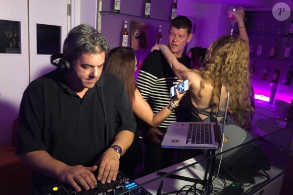 Exclusif - Mariah Carey et son compagnon James Packer font la fête dans une boîte de nuit à Capri en Italie le 24 juillet 2016.