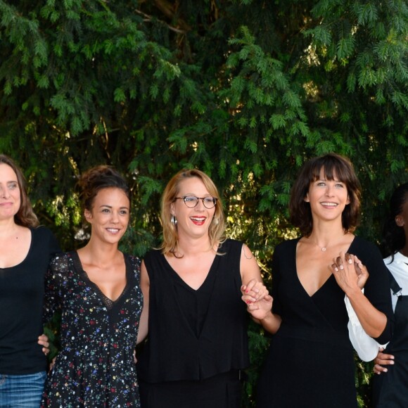 Benjamin Siksou, Alice Belaïdi, guest, Sophie Marceau, Eye Haidara, Nailia Harzoun, Aurore Broutin enceinte, Anne Le Ny - 9ème Festival du Film Francophone d'Angoulême - Jour 5, le 26 août 2016. © Coadic Guirec/Bestimage