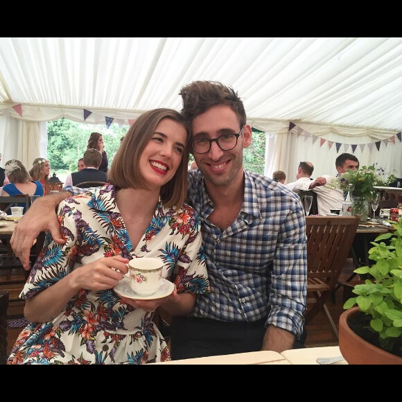 Agyness Deyn et son nouvel époux, Joel McAndrew sur une photo publiée le 24 juillet 2016
