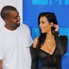 Kanye West et sa femme Kim Kardashian - Photocall des MTV Video Music Awards 2016 au Madison Square Garden à New York. Le 28 août 2016