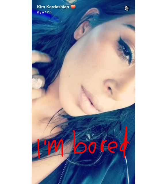 Kim Kardashian sur Snapchat le 30 août 2016