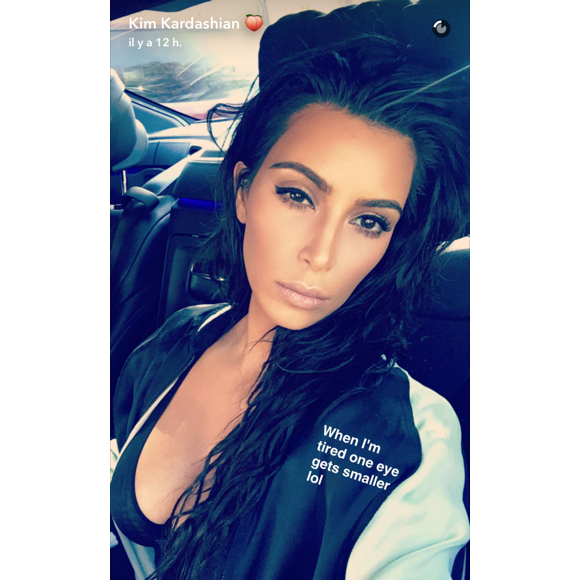 Kim Kardashian sur Snapchat le 30 août 2016