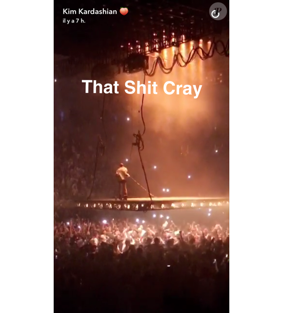 Kanye West en concert à Toronto le 30 août 2016