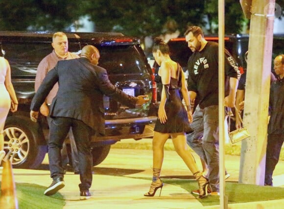 Rihanna et Drake ont passé la soirée au E11EVEN nightclub à Miami, le 31 août 2016.