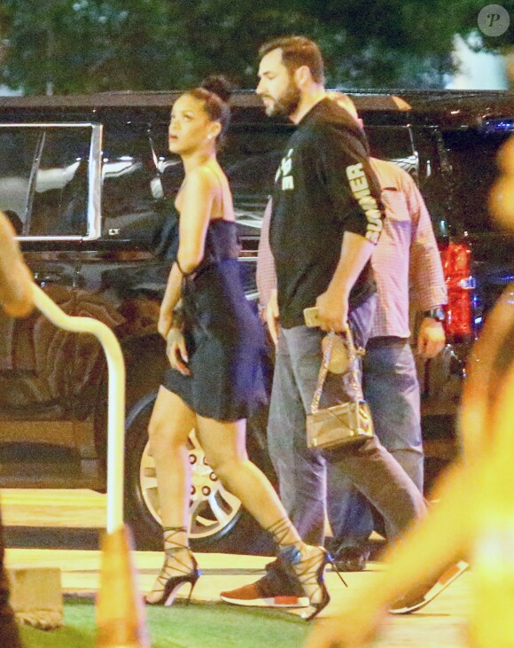 Rihanna et Drake ont passé la soirée au E11EVEN nightclub à Miami, le 31 août 2016.
