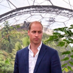 Kate Middleton et le prince William lors de leur visite de l'Eden Project, un complexe environnemental en Cornouailles, le 2 septembre 2016.