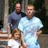 Justin Bieber fait du shopping avec sa petite soeur Jazmyn et lui achète une poupée chez American Girls à Los Angeles le 2 septembre 2016.